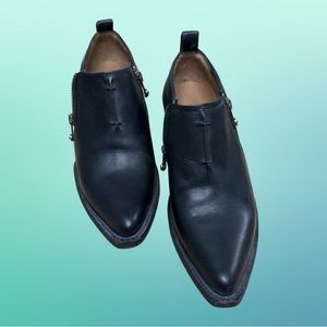 Frye Sachs Moto Shootie Leather 5.5